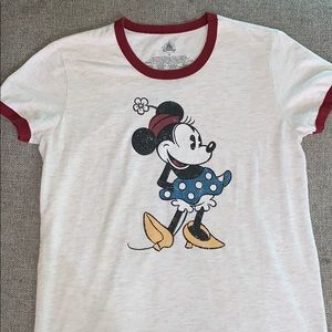 Women’s Disney Mini Mouse Ringer tee size medium